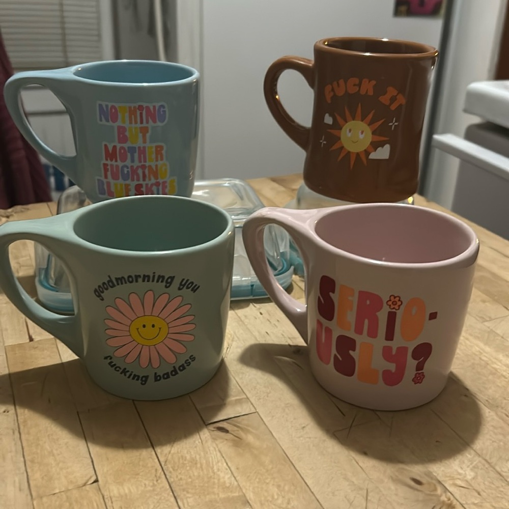 4 inspirational mugs
